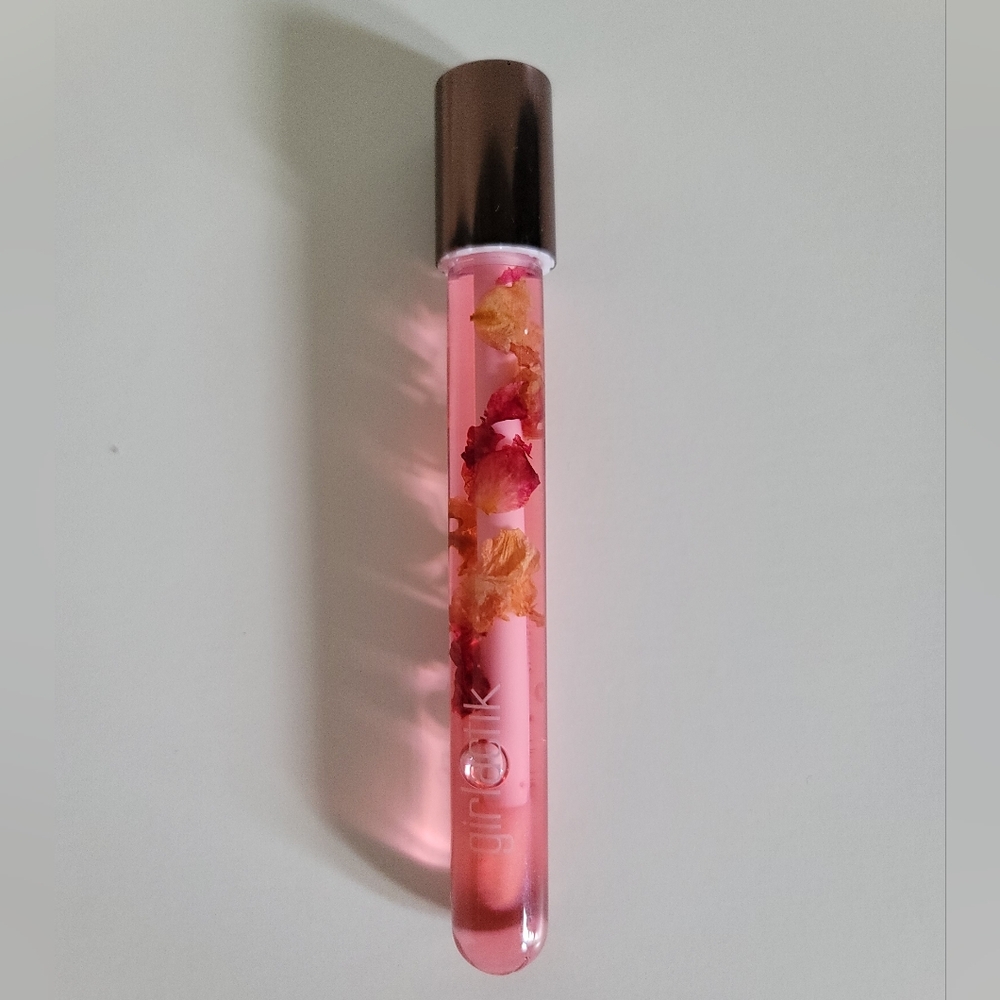 Girlactik Rose Oil Petal Lip Gloss in LA ROSE .176 oz Full Size New in Box